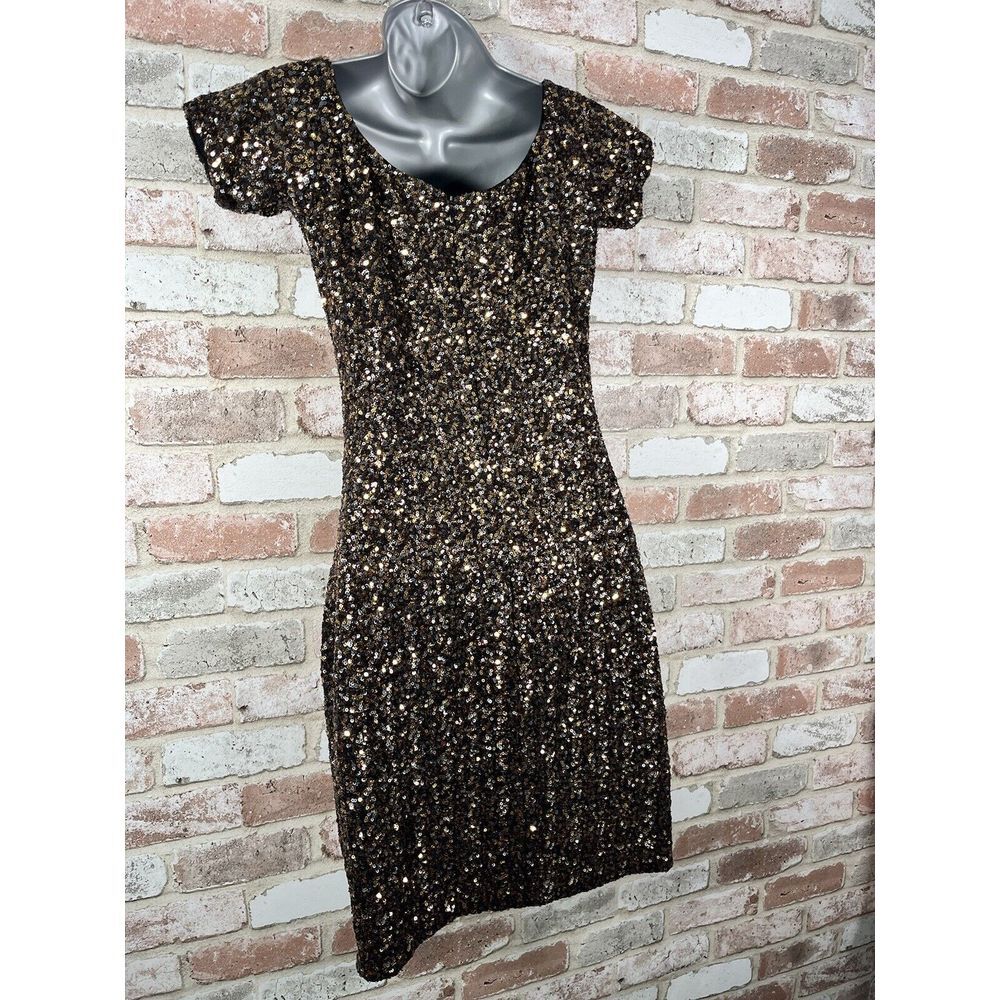 Dress The Population Sequin Sheath‎ Dress Medium - Picture 7 of 15